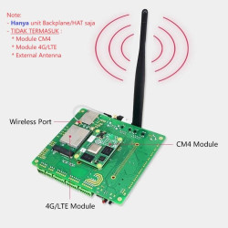 Industrial Backplane for Raspberry Pi Compute Module 4 CM4 HAT